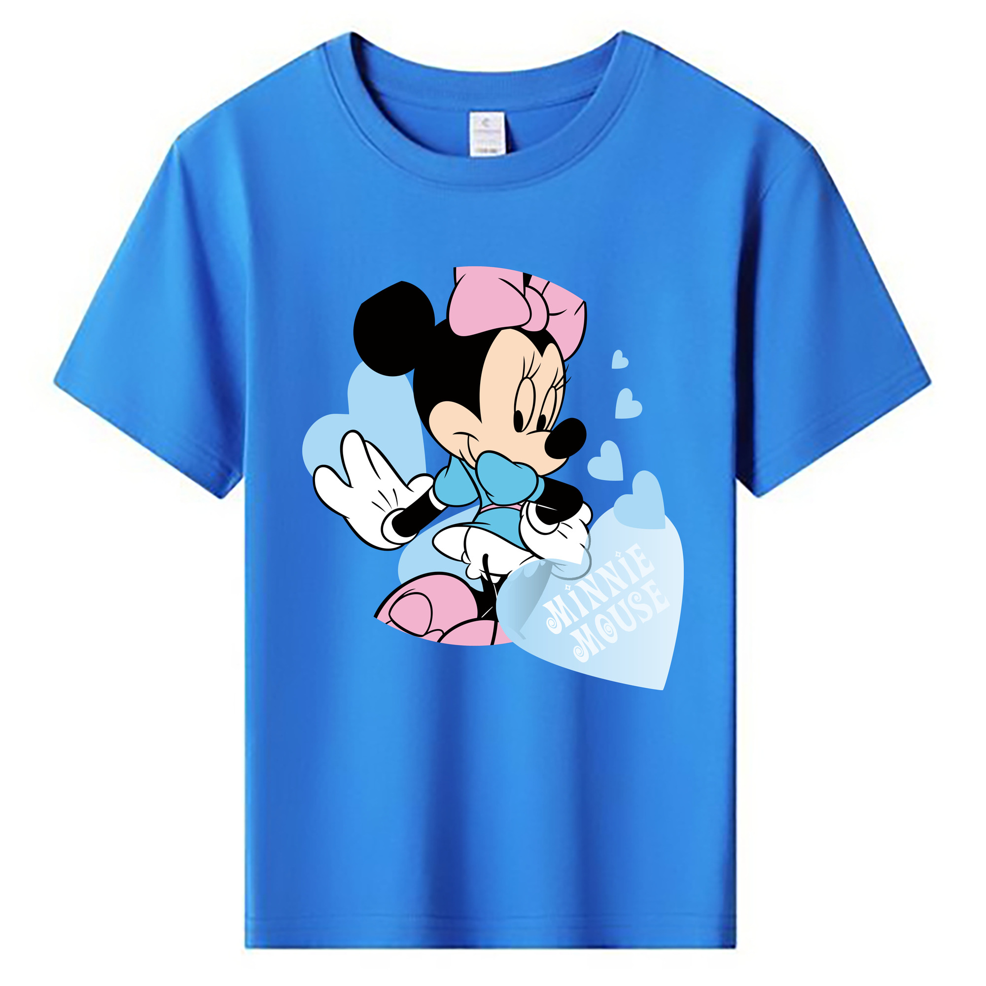 ミッキーマウス Mickey Mouse 綿100％キッズTシャツ（フロントプリント）